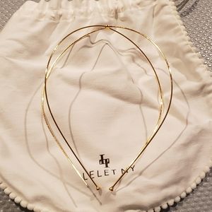 Lelet Vera Exes Headband 14K gold plated - damaged